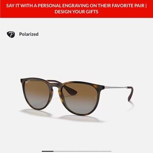 Ray-Ban Brown Gradient Sunglasses